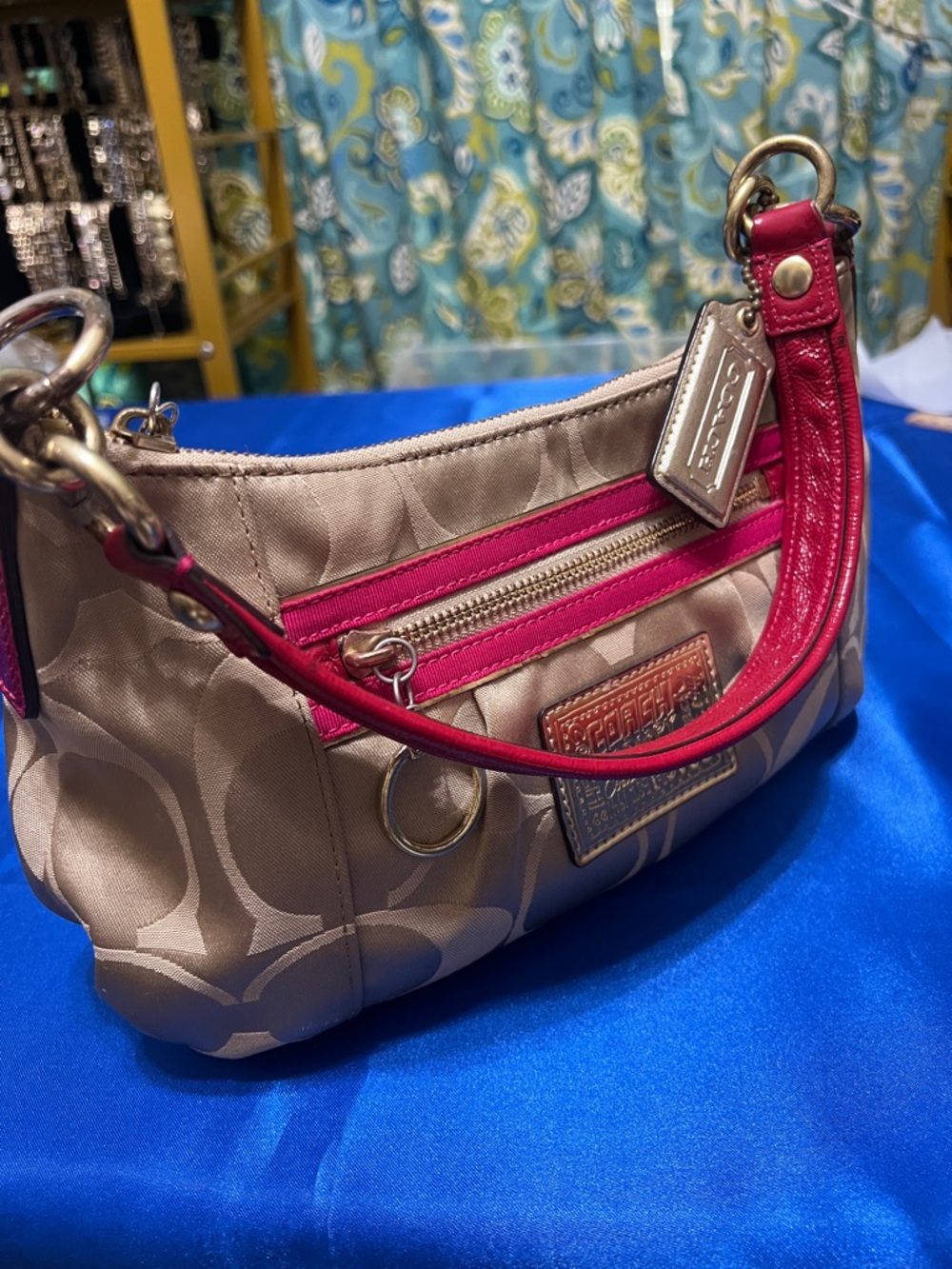 Coach Poppy Signature Hobo Bag - Picture 12 of 14